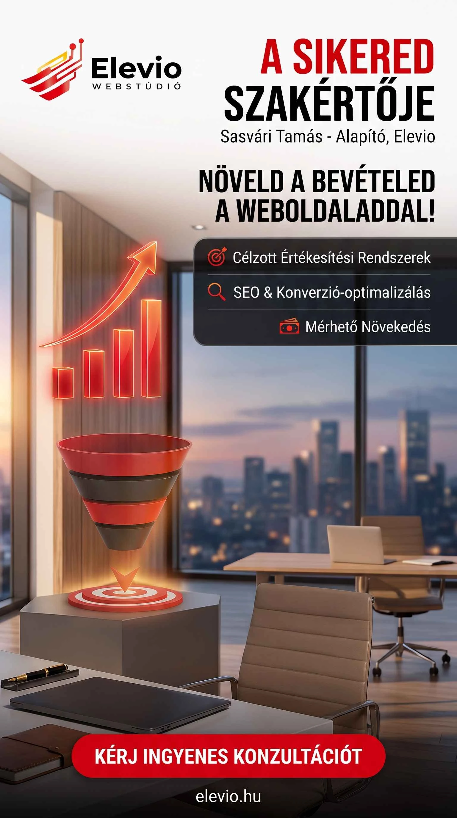Elevio Webstúdió - rólam Sasvári Tamás webfejlesztő, közgazdász