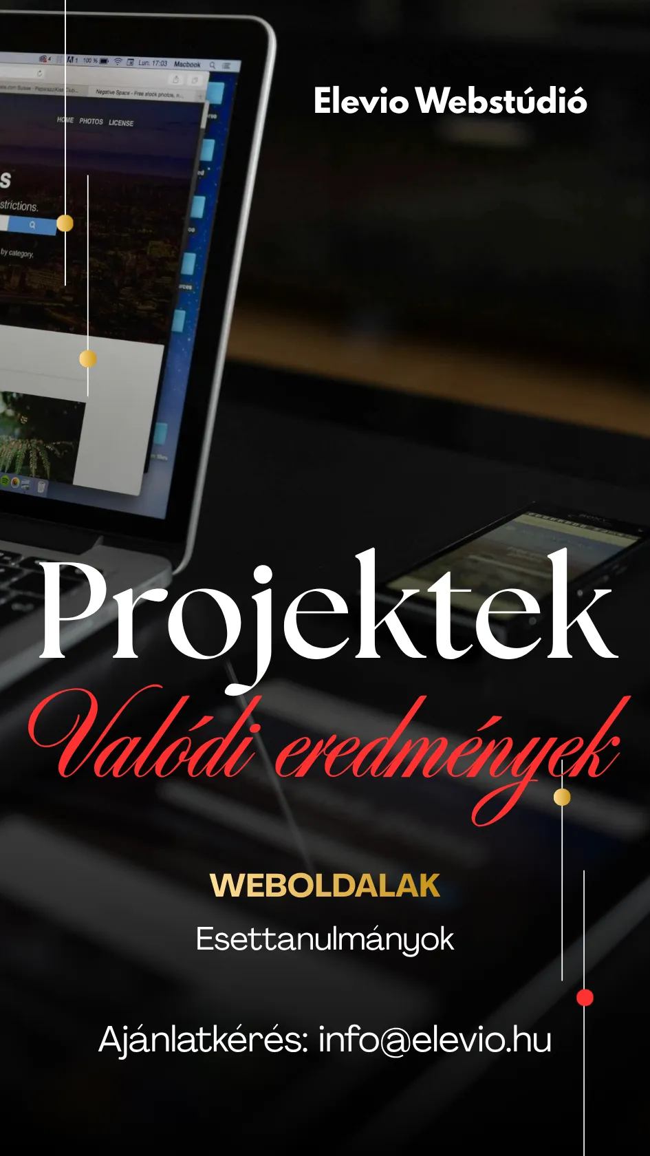 Elevio Webstúdió - mérhető eredmények, weboldalkészítés